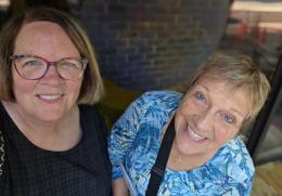Elder Orphan Care staff members Janna and Kim