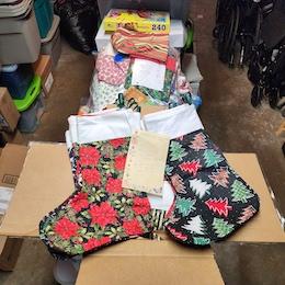 Handmade Christmas Stockings of Joy