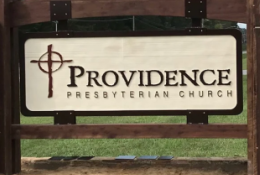 Providence Presbyterian Church sign